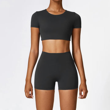 2-teiliges Damen Yoga-Set – schnelltrocknend, eng & bequem