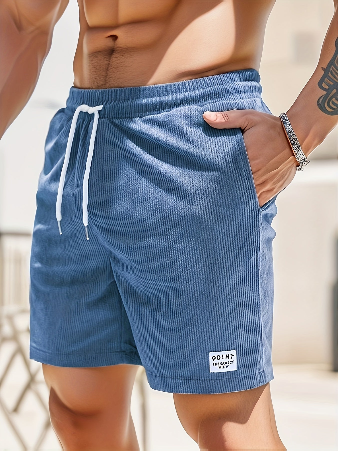 Herren Shorts – Regular Fit mit Kordel & Taschen, Für Strand & Alltag