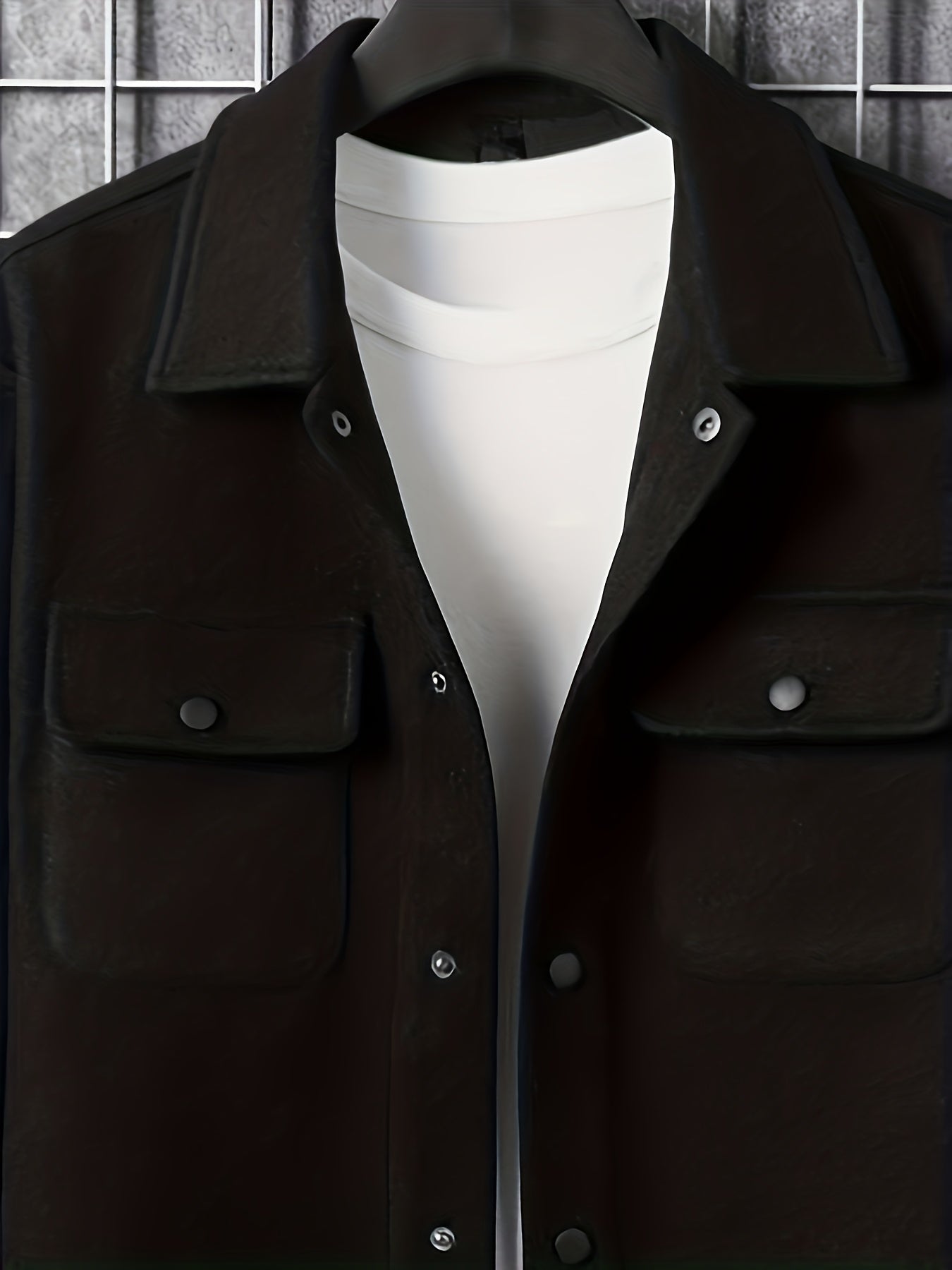 Herren Übergangsjacke – Mit Knöpfen & Taschen, Frühling/Herbst Look