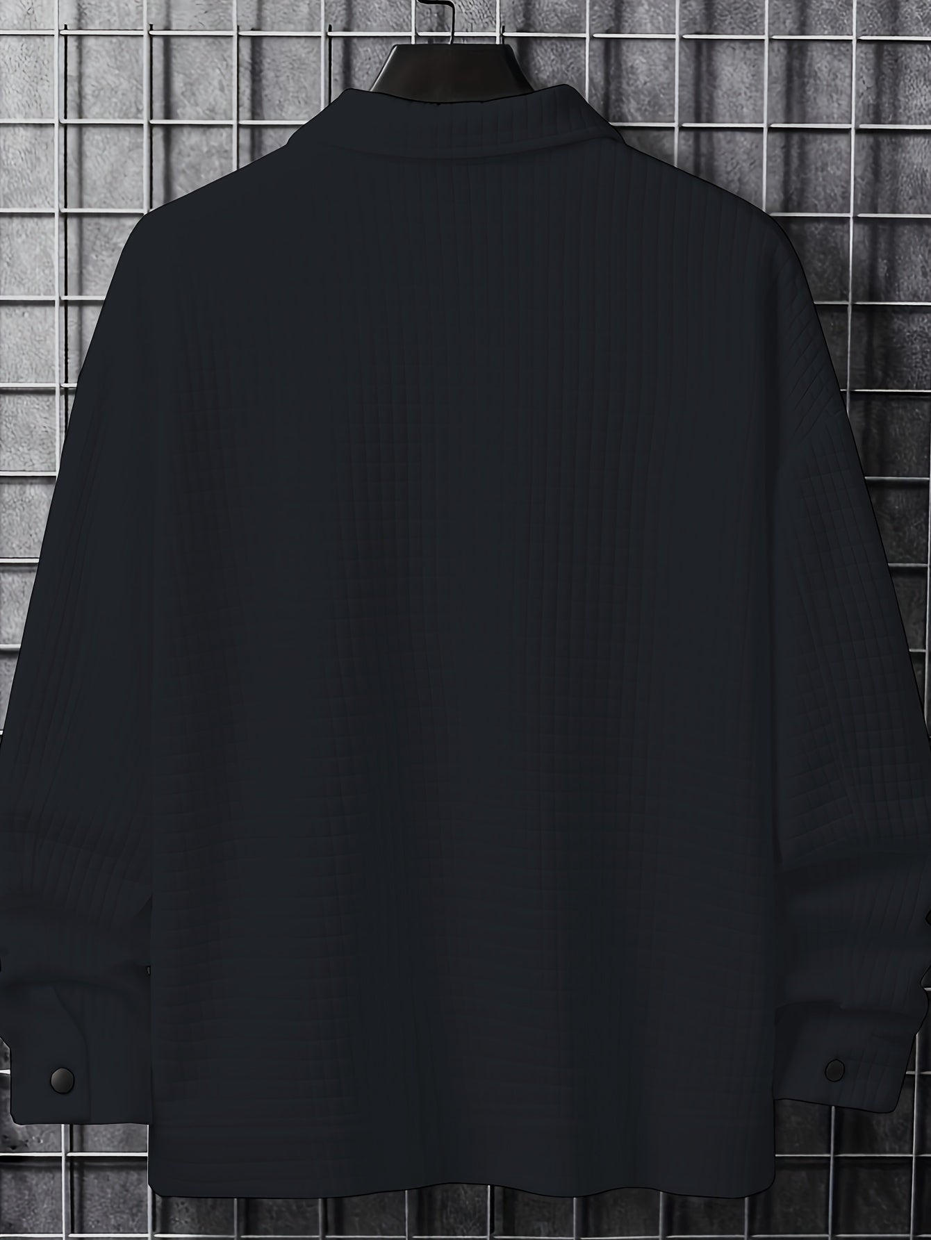 Herren Übergangsjacke – Einfarbig, Lockerer Schnitt & Trendy Design