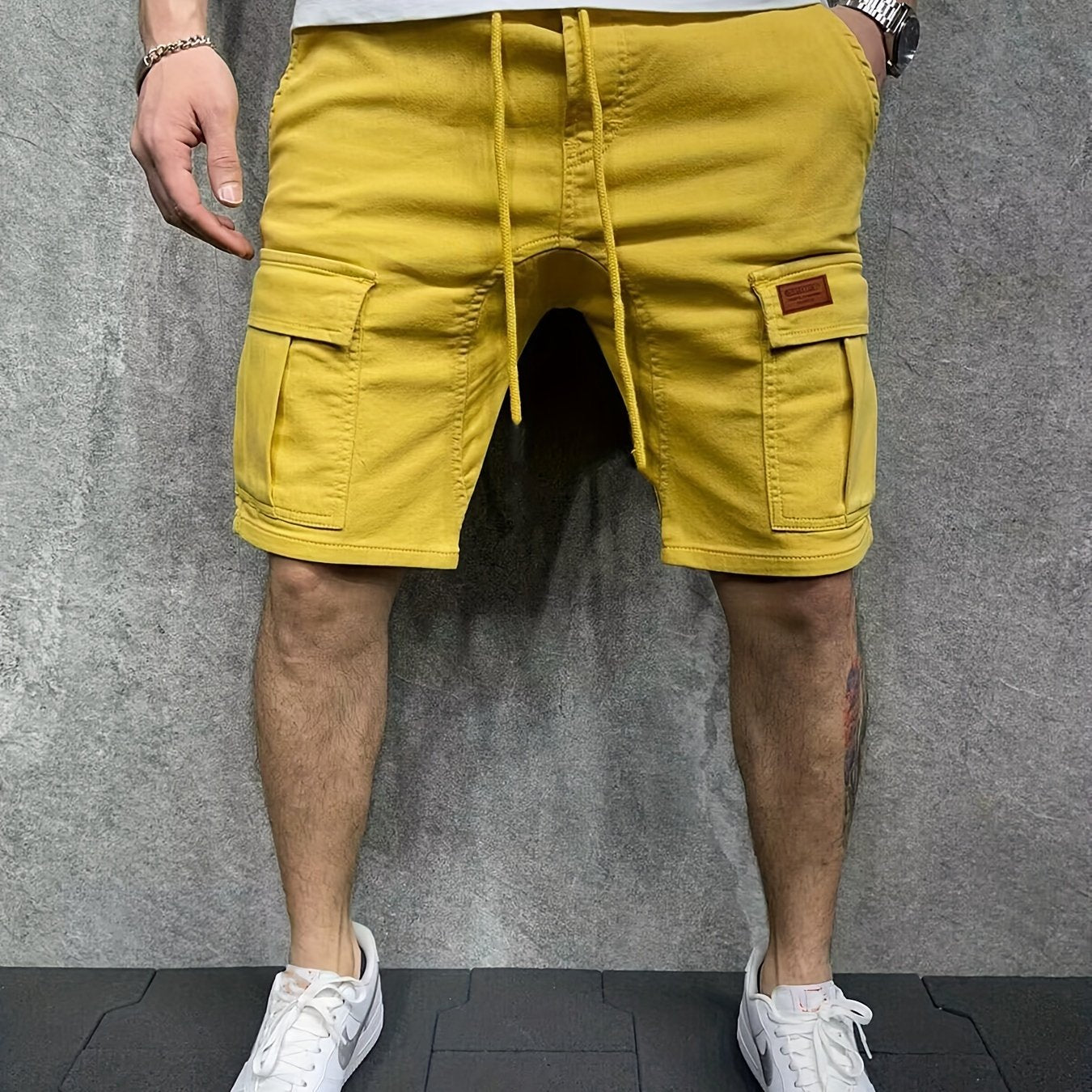 Herren Cargo Shorts – Baumwolle, Mehrere Taschen, Für Sommer Outdoor