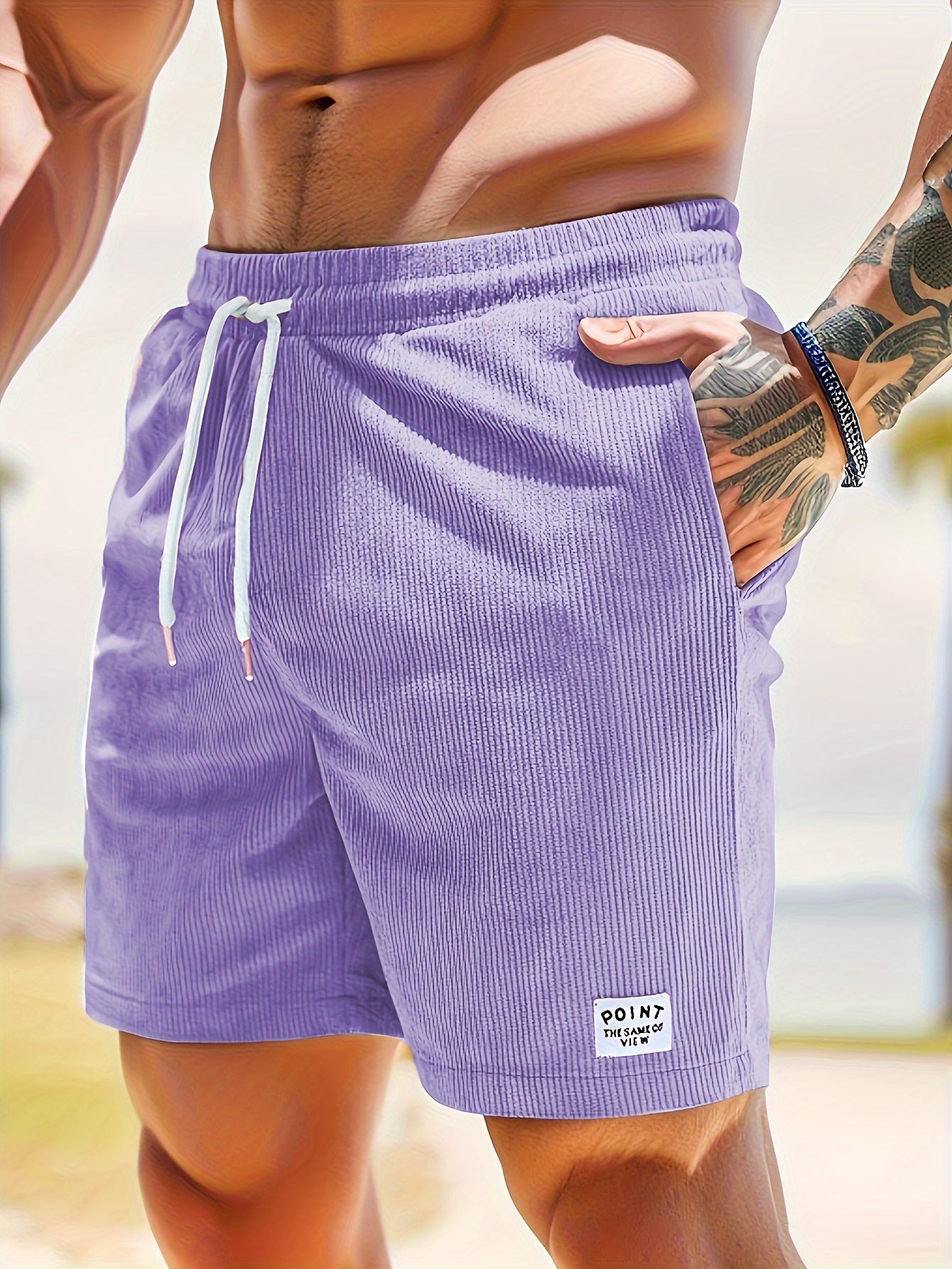 Herren Shorts – Regular Fit mit Kordel & Taschen, Für Strand & Alltag