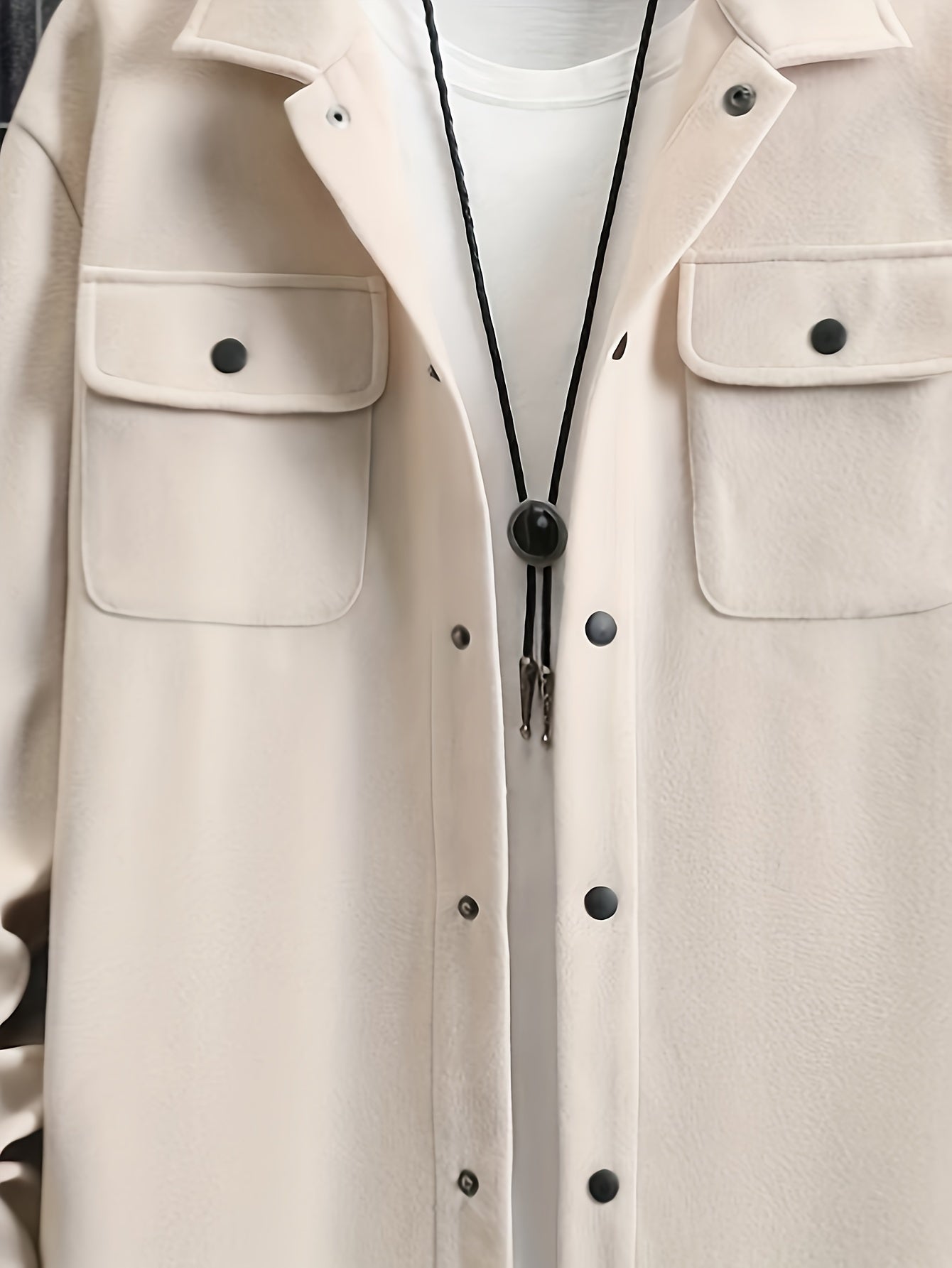 Herren Übergangsjacke – Mit Knöpfen & Taschen, Frühling/Herbst Look