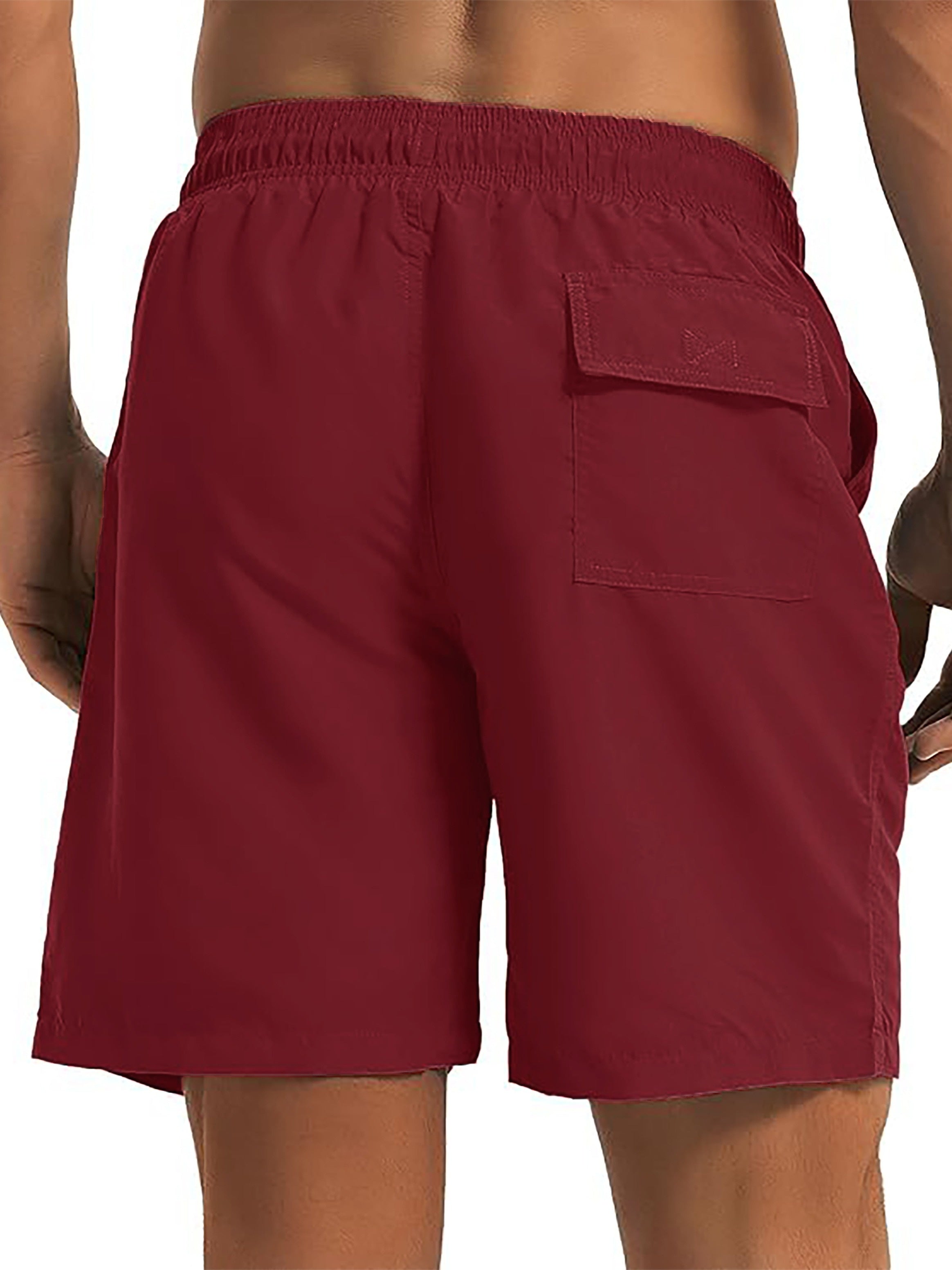 Schnelltrocknende Herren Badehose – Mit Netzfutter & Taschen