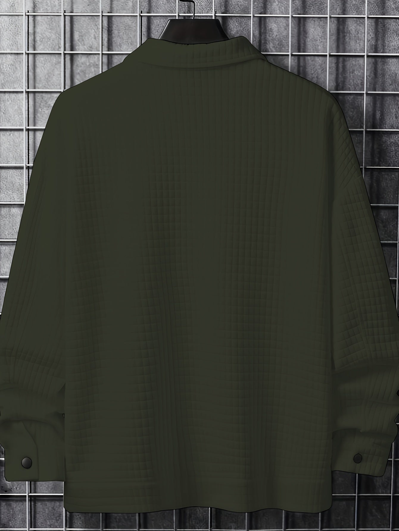 Herren Übergangsjacke – Einfarbig, Lockerer Schnitt & Trendy Design