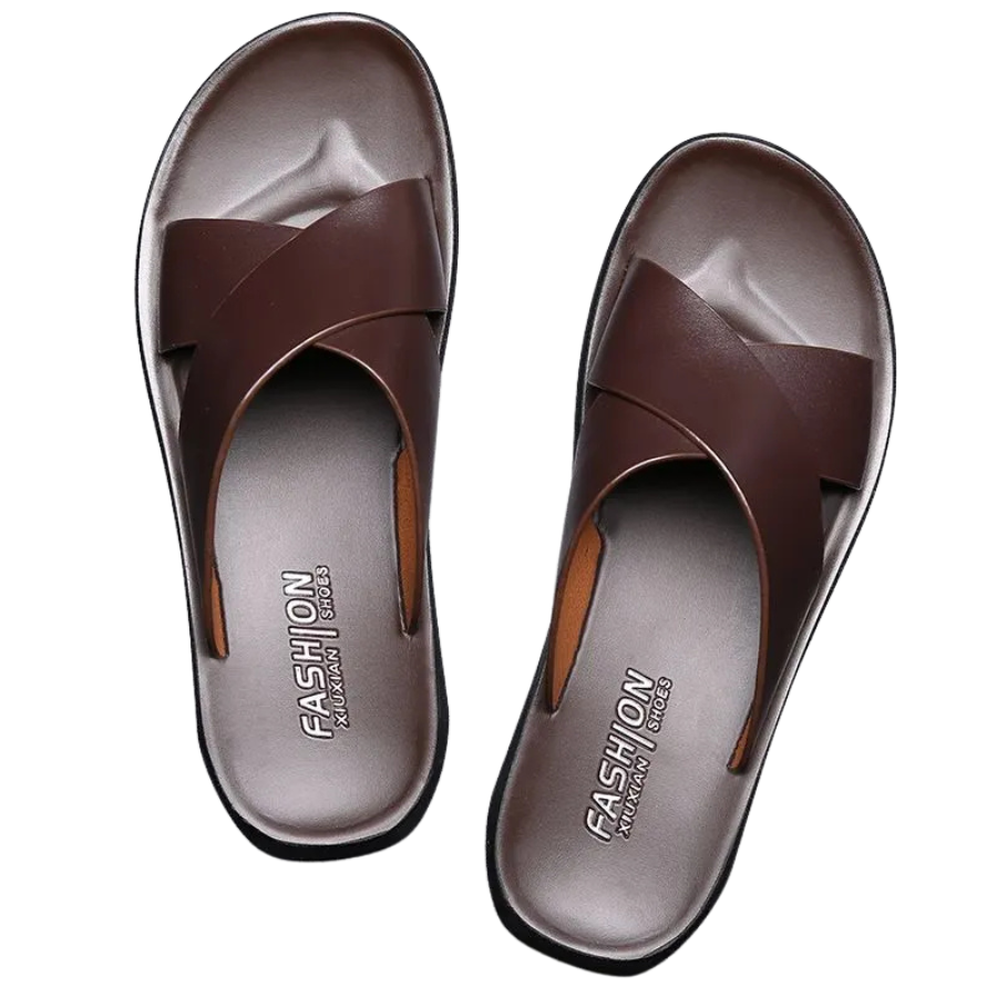 Herren-Sandalen aus echtem Leder