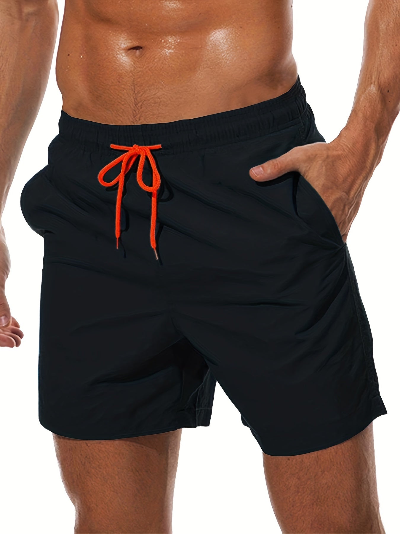 Schnelltrocknende Herren Badehose – Mit Netzfutter & Taschen