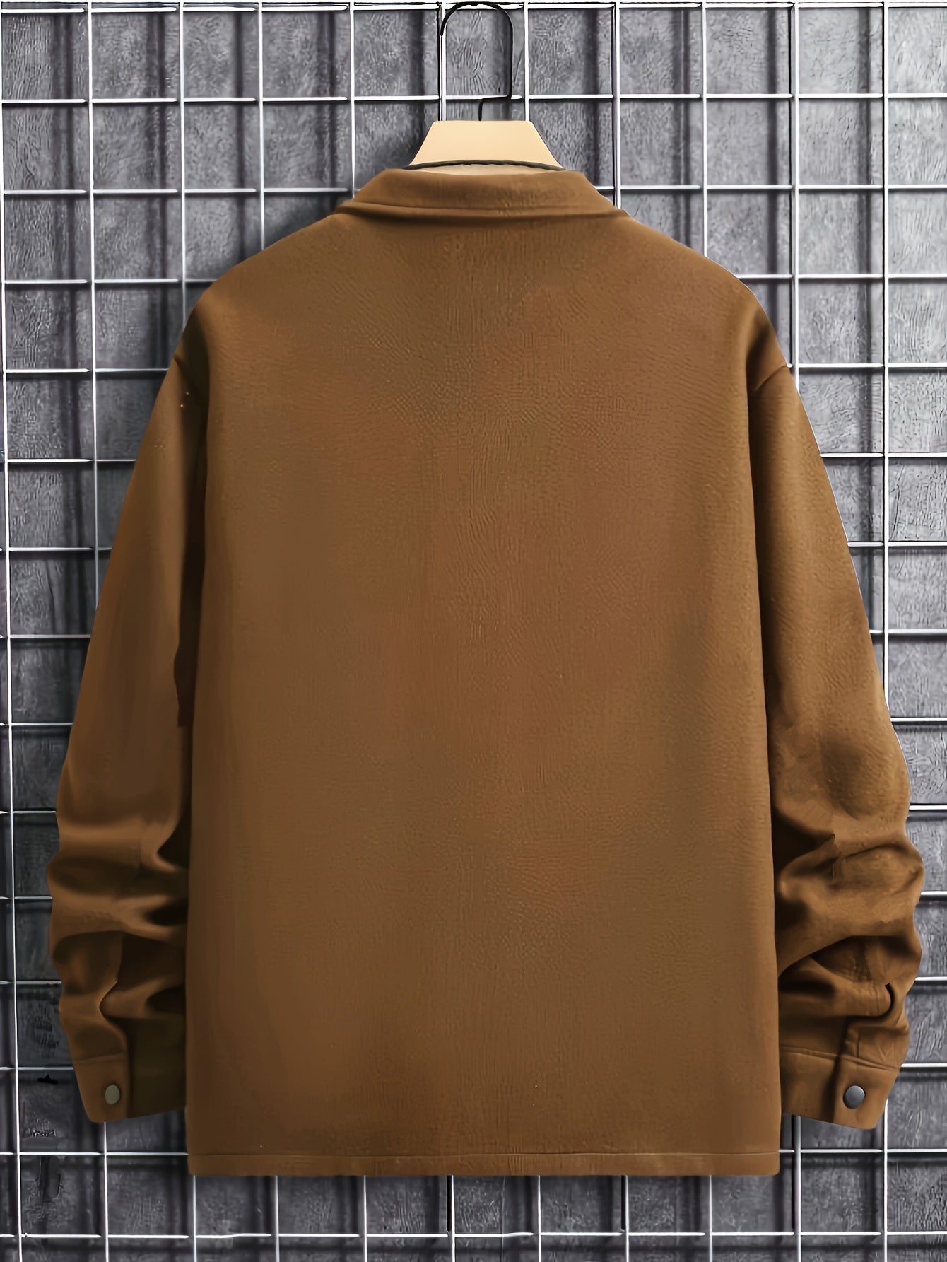 Herren Übergangsjacke – Mit Knöpfen & Taschen, Frühling/Herbst Look