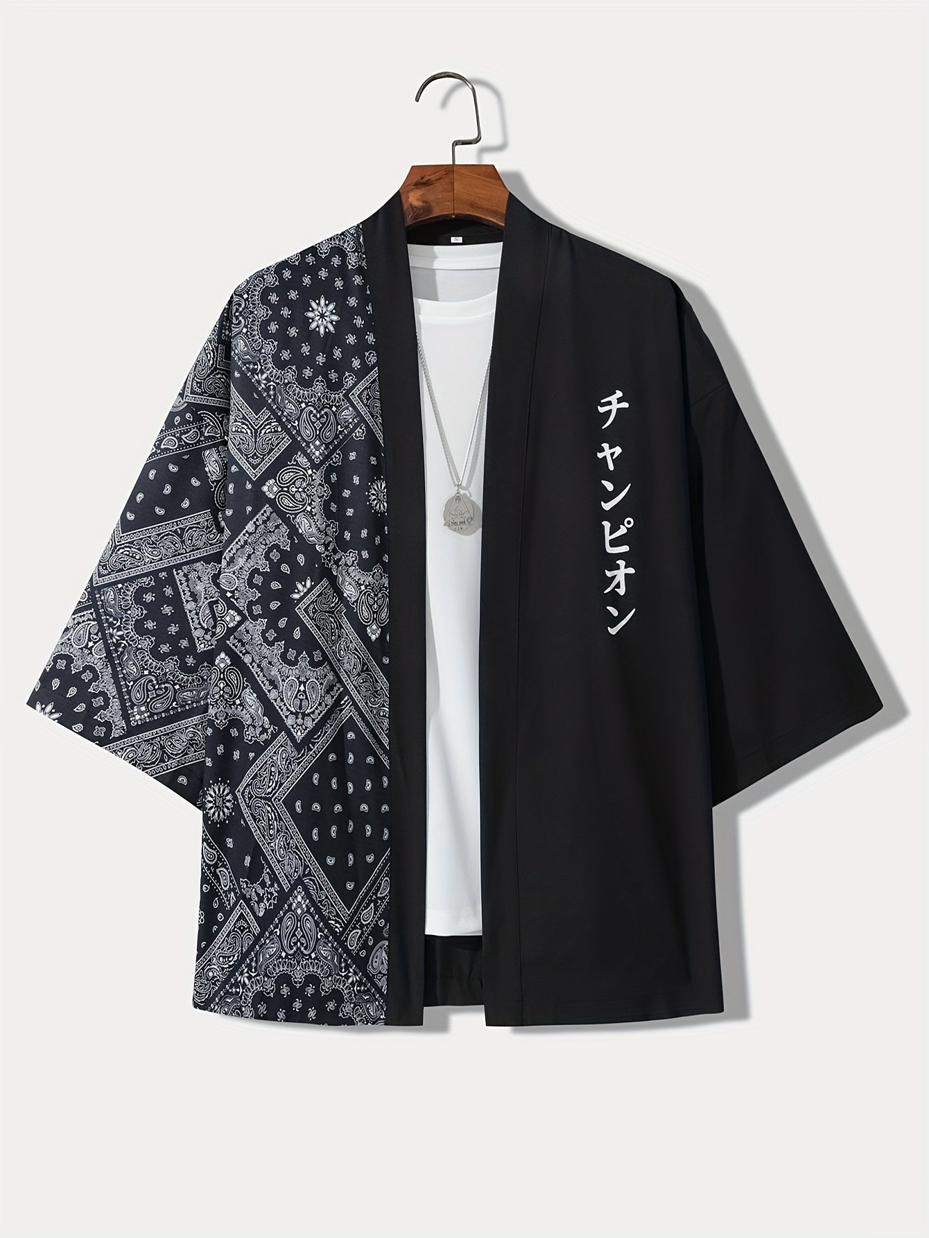 Kimono Shirt Herren – Paisley & Japan-Print für Resort & Urlaub