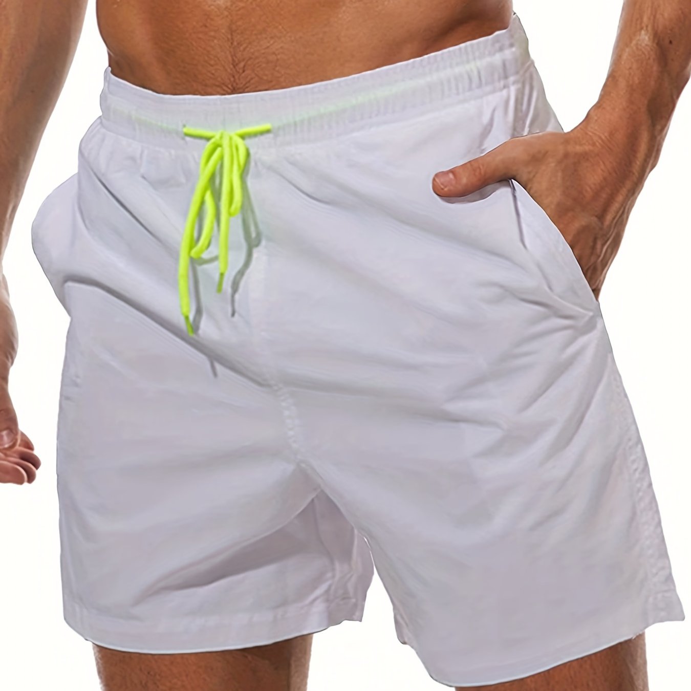 Schnelltrocknende Herren Badehose – Mit Netzfutter & Taschen