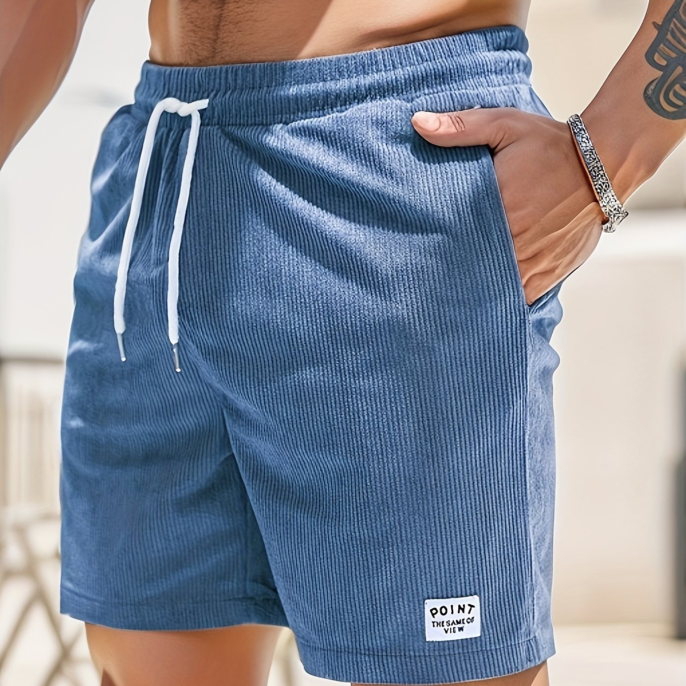 Herren Shorts – Regular Fit mit Kordel & Taschen, Für Strand & Alltag