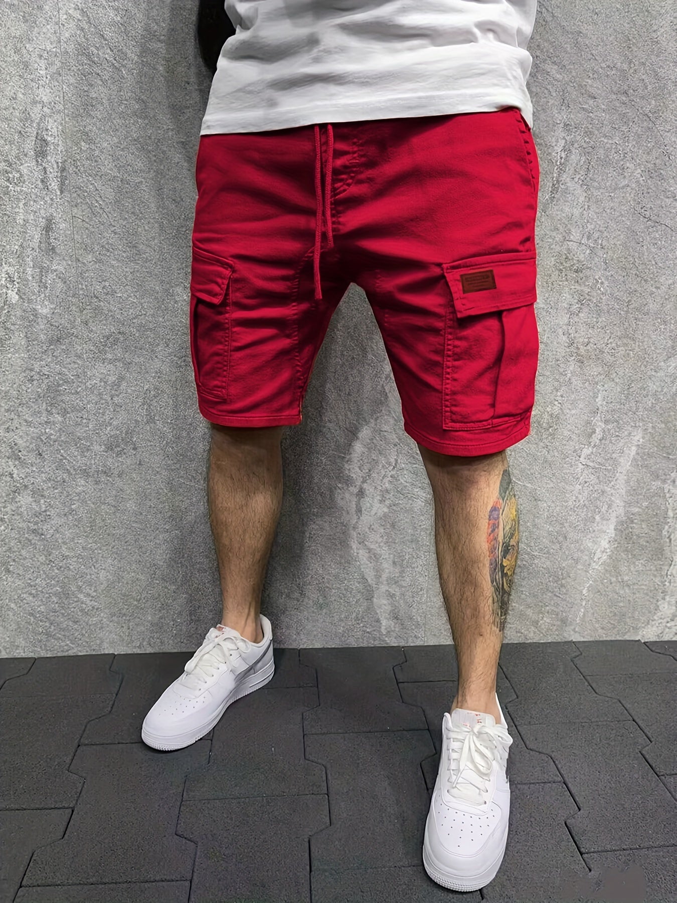 Herren Cargo Shorts – Baumwolle, Mehrere Taschen, Für Sommer Outdoor