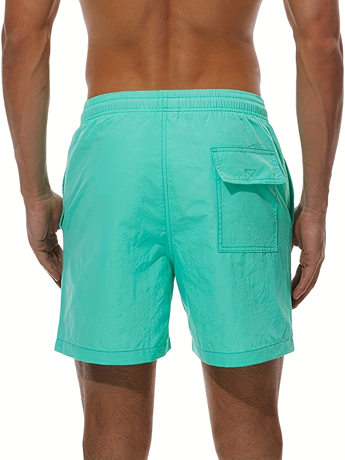 Schnelltrocknende Herren Badehose – Mit Netzfutter & Taschen