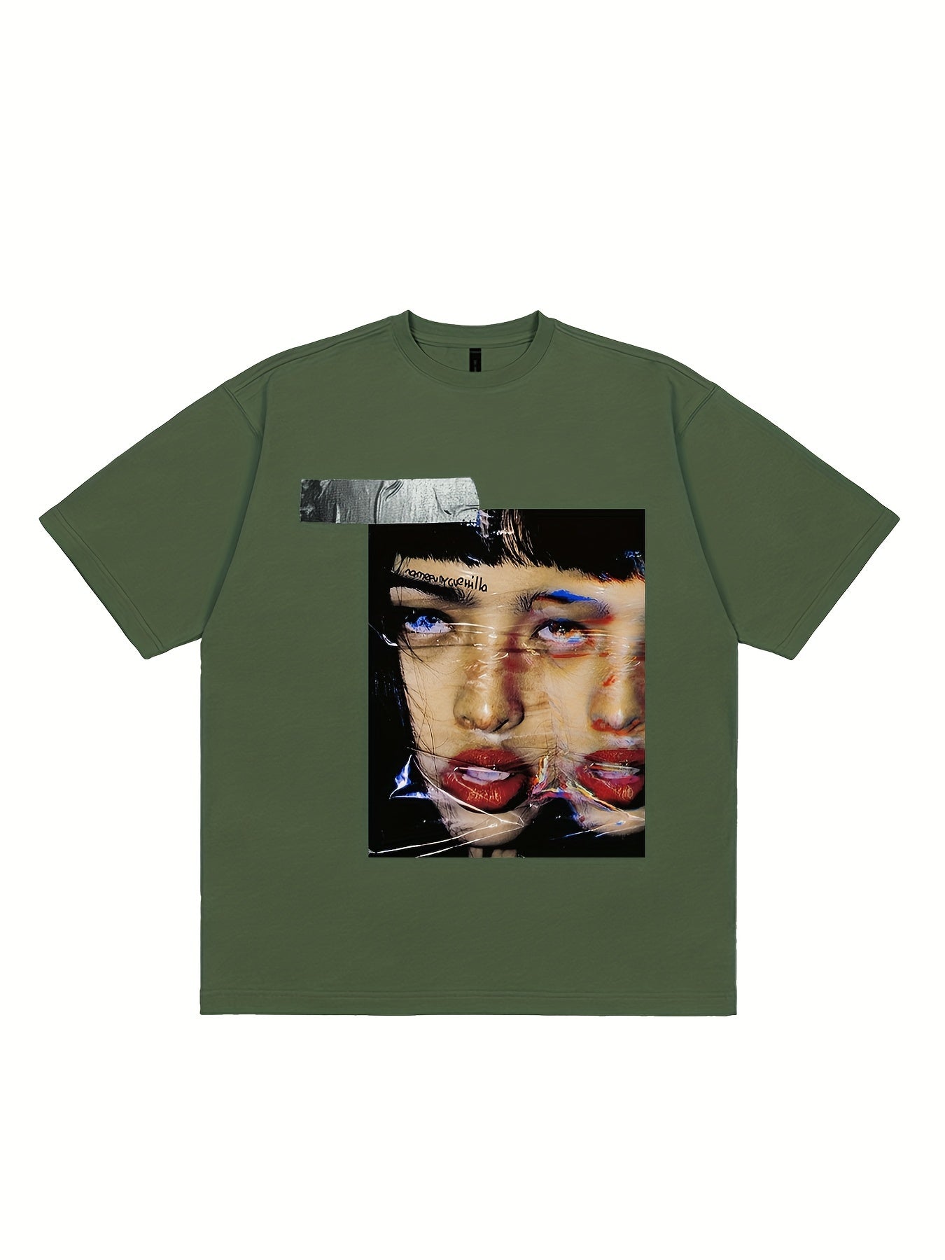 Porträt T-Shirt Herren – Locker & Stretch für Frühling/Sommer