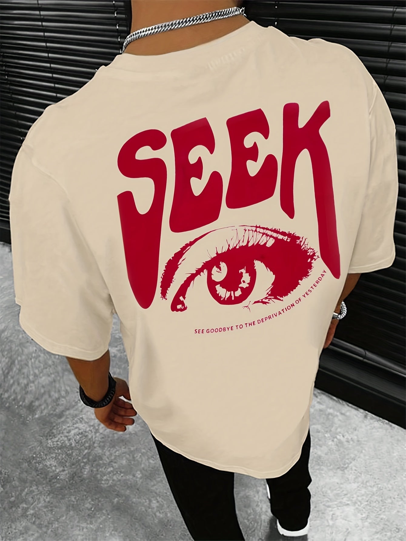 Herren T-Shirt SEEK – Kurzarm mit Print, Sportlich & Lässig