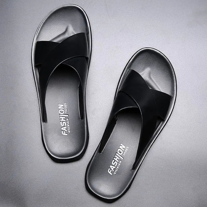 Herren-Sandalen aus echtem Leder