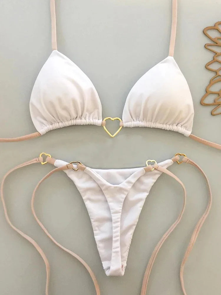 Herz-Bikini-Set – 2-teilig