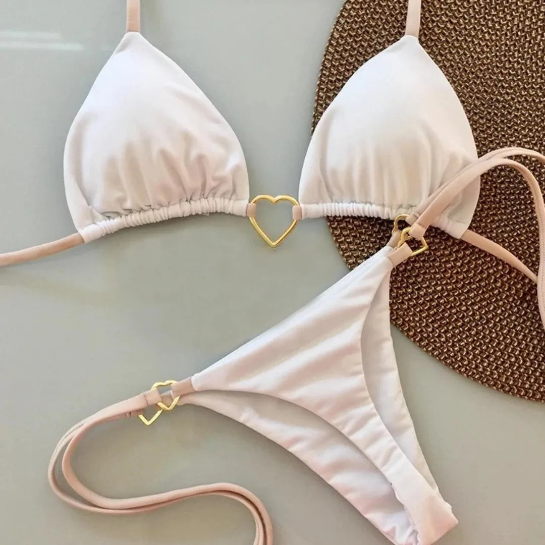 Herz-Bikini-Set – 2-teilig