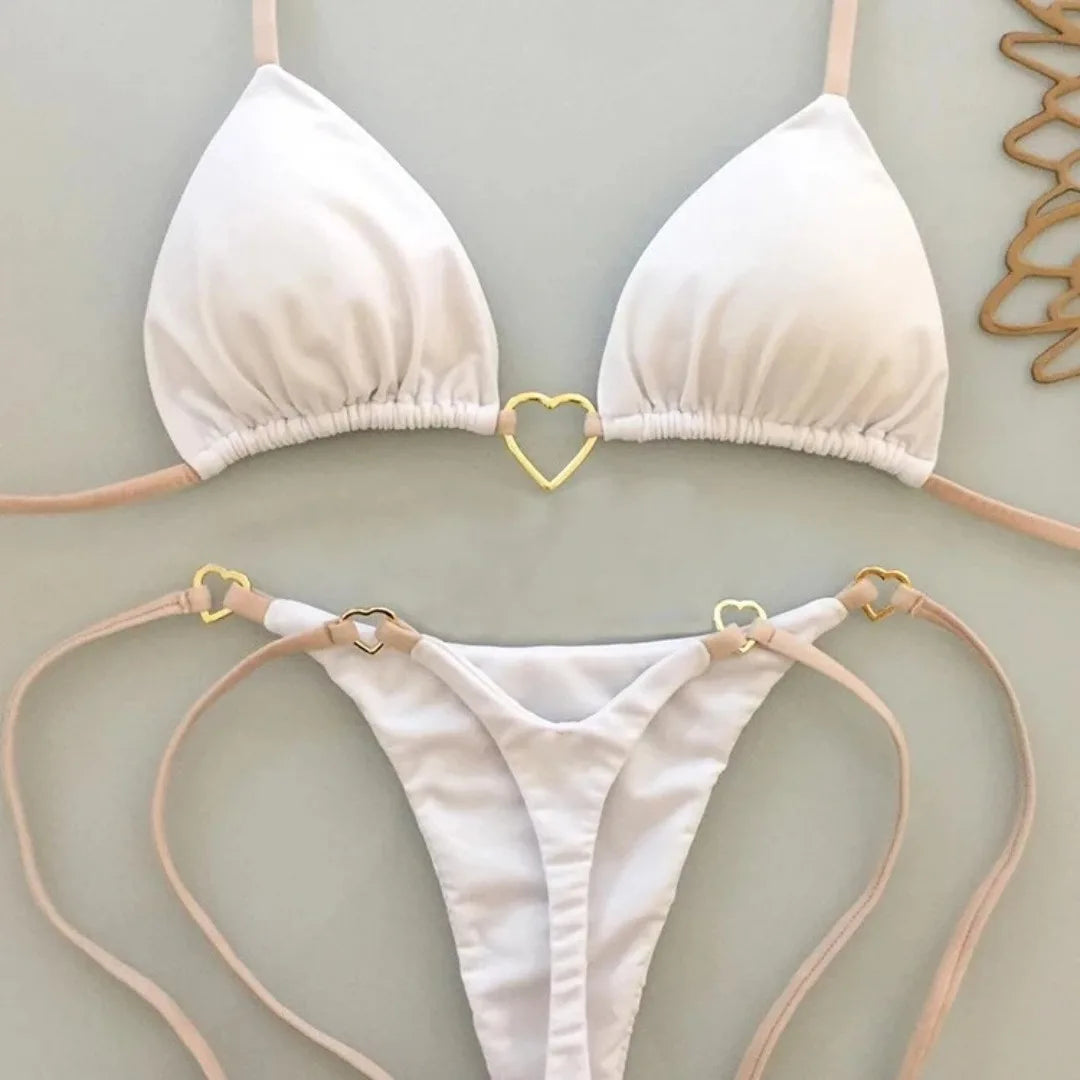 Herz-Bikini-Set – 2-teilig