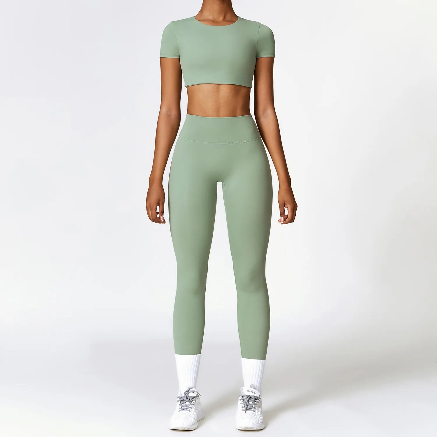 2-teiliges Damen Yoga-Set – schnelltrocknend, eng & bequem