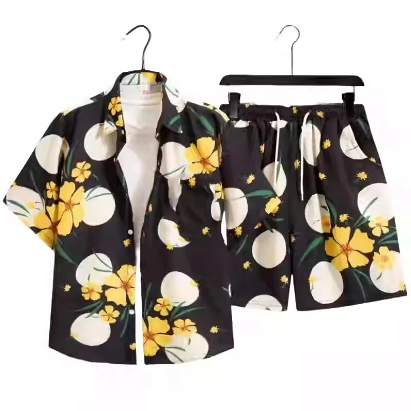 Sommerliches Hawaii-Hemden-Set für Herren