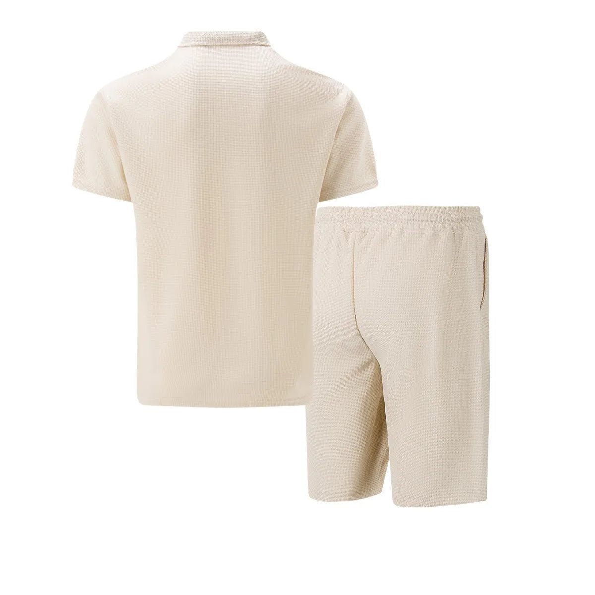 Sommer-Set mit Reißverschluss-Polo & Shorts