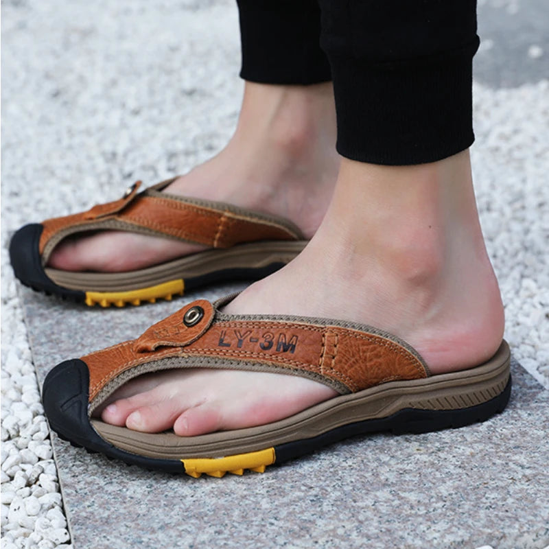 Sandalen aus echtem Rindsleder