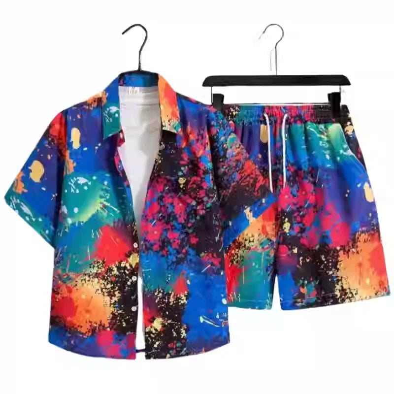 Sommerliches Hawaii-Hemden-Set für Herren