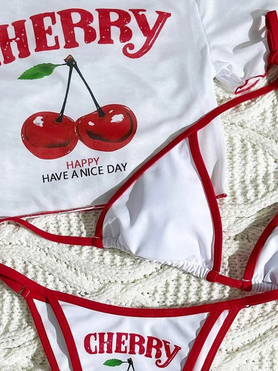 Dreiteiliges Bikini-Set