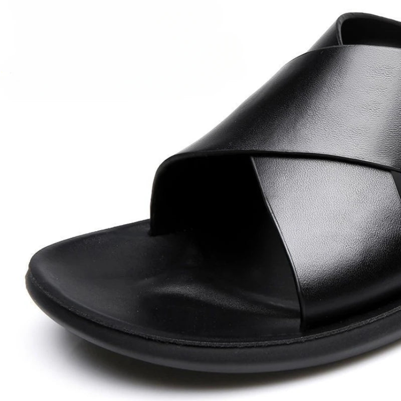 Herren-Sandalen aus echtem Leder