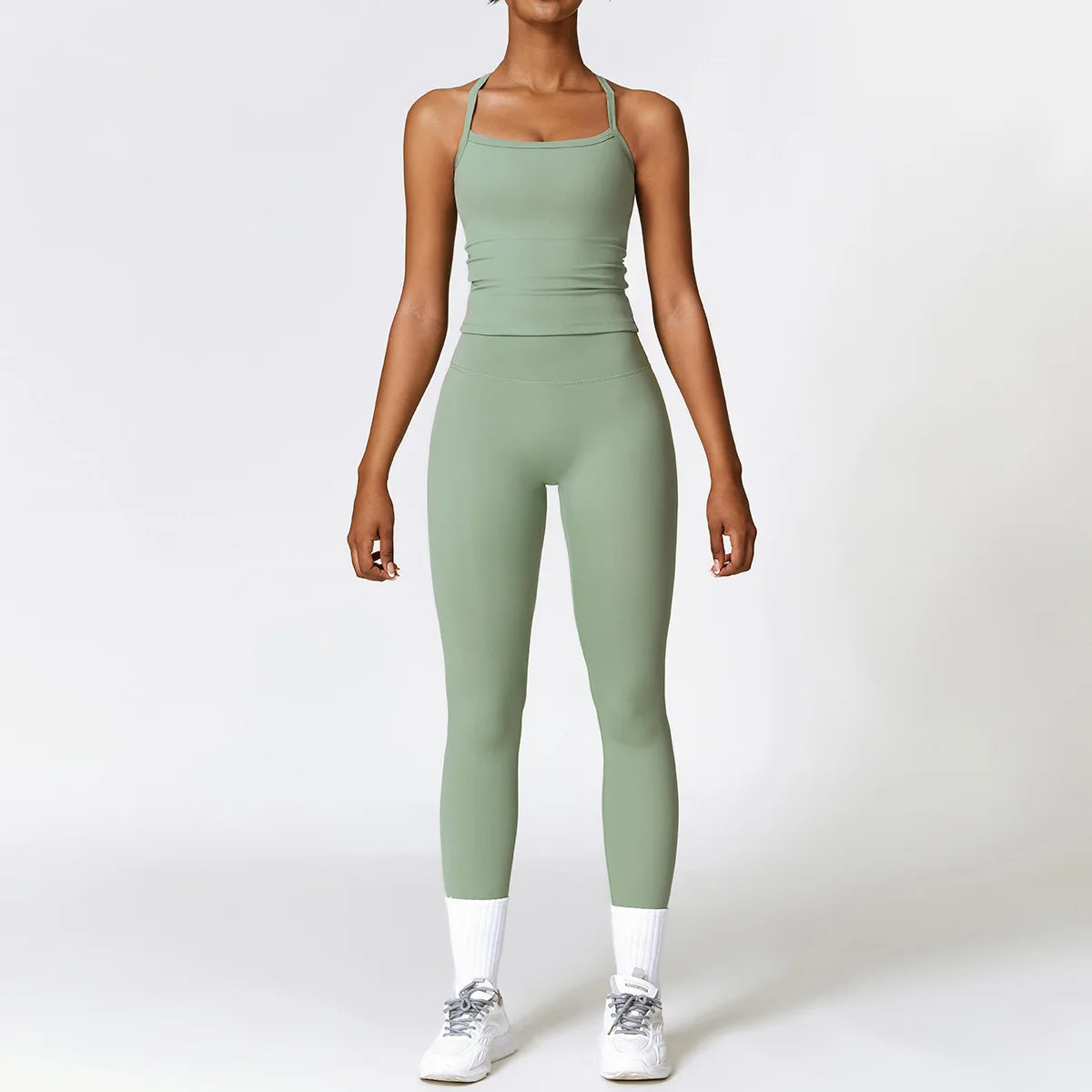 2-teiliges Damen Yoga-Set – schnelltrocknend, eng & bequem