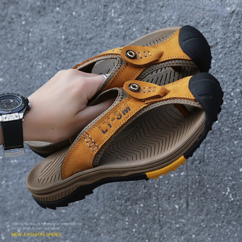 Sandalen aus echtem Rindsleder