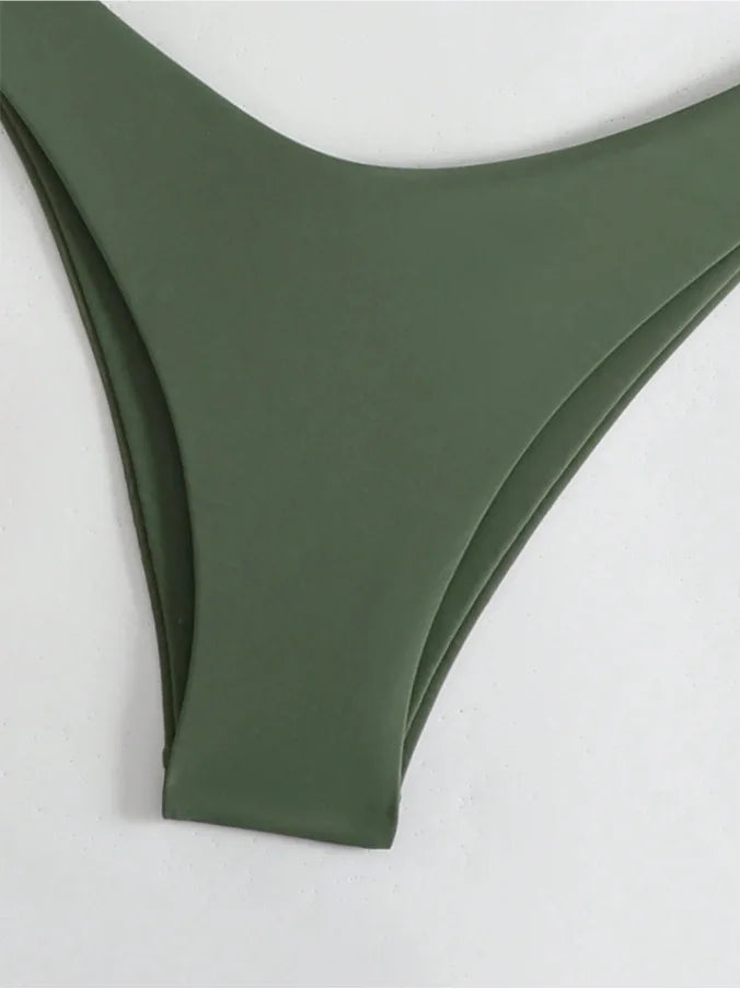 Halterneck-String-Bikini-Set