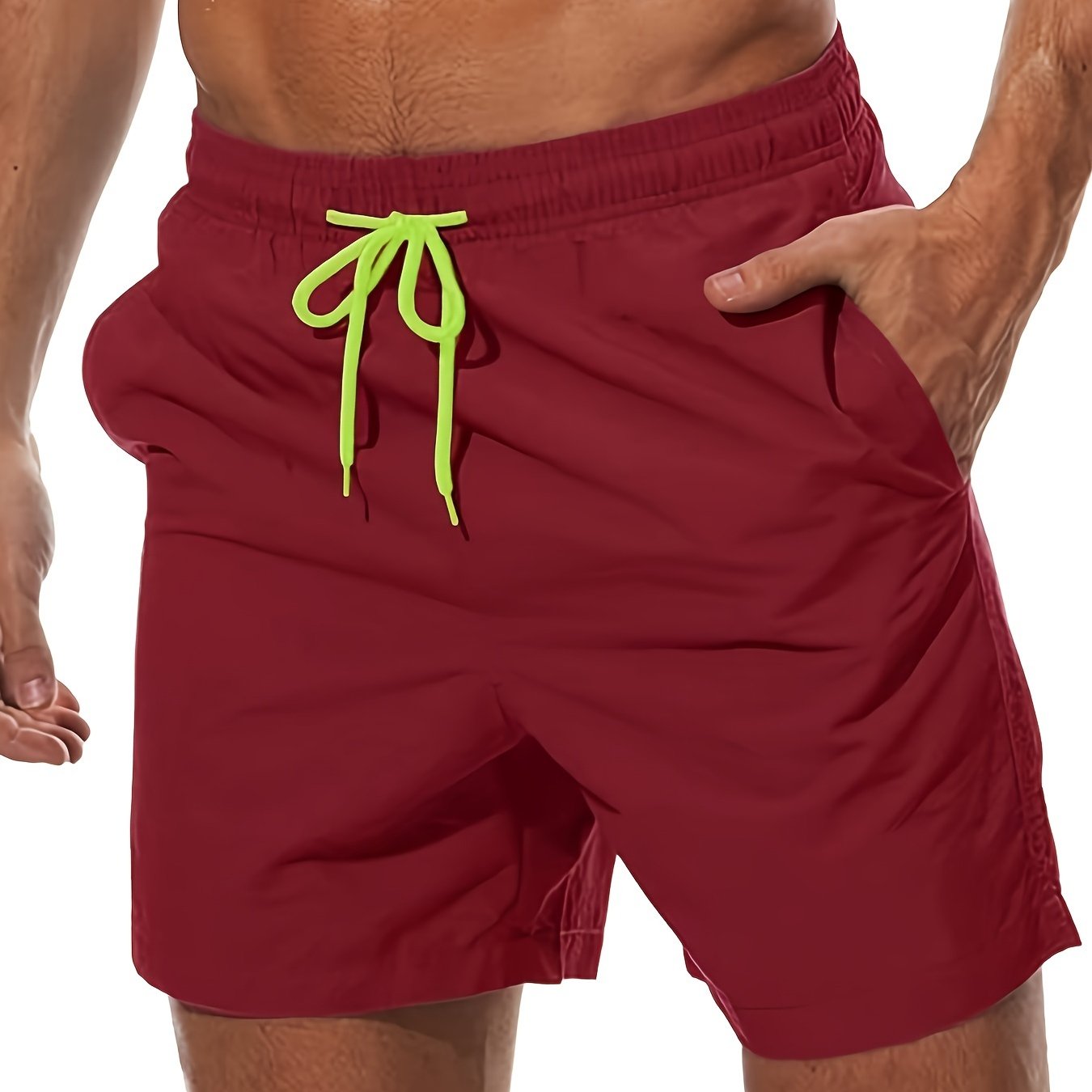 Schnelltrocknende Herren Badehose – Mit Netzfutter & Taschen