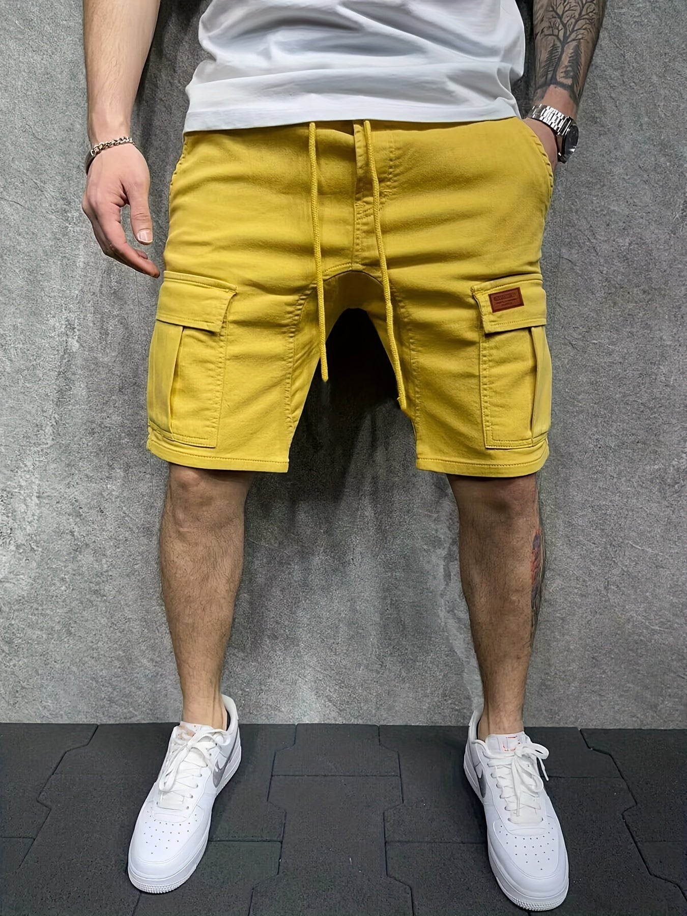 Herren Cargo Shorts – Baumwolle, Mehrere Taschen, Für Sommer Outdoor