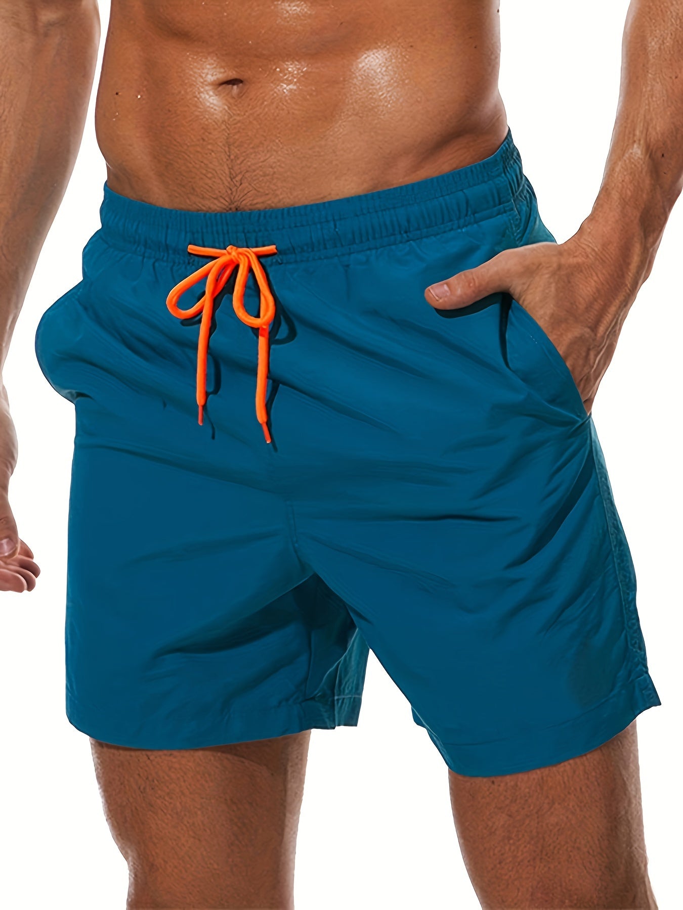 Schnelltrocknende Herren Badehose – Mit Netzfutter & Taschen