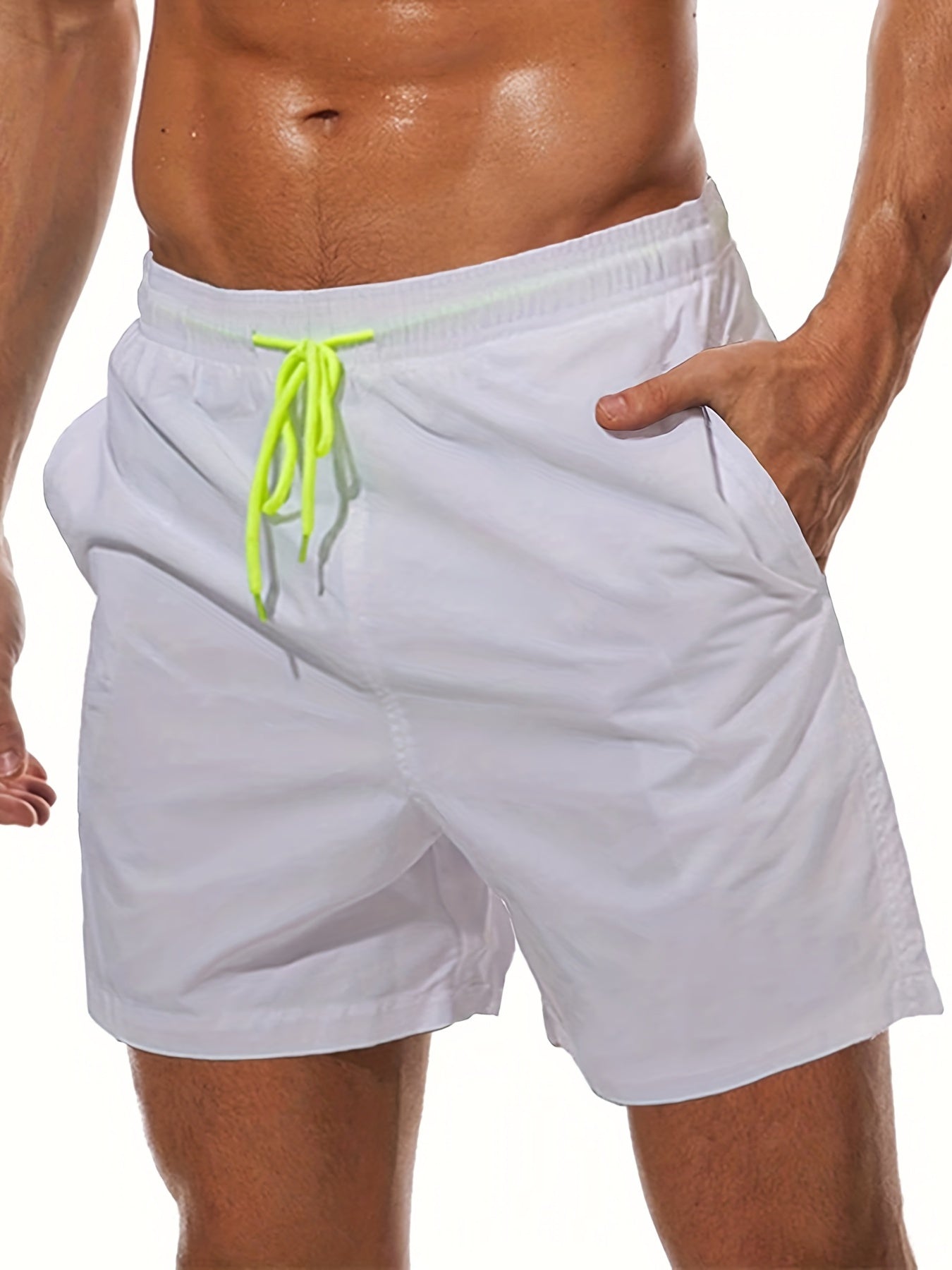 Schnelltrocknende Herren Badehose – Mit Netzfutter & Taschen