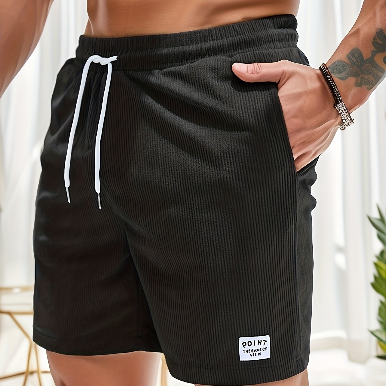 Herren Shorts – Regular Fit mit Kordel & Taschen, Für Strand & Alltag