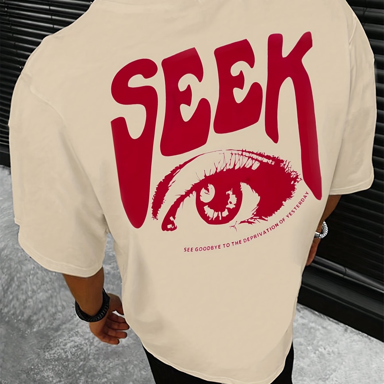 Herren T-Shirt SEEK – Kurzarm mit Print, Sportlich & Lässig